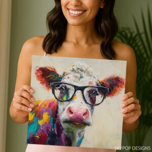 Highland Cow Art