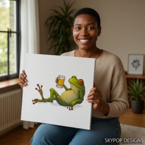 Frog Beer Art