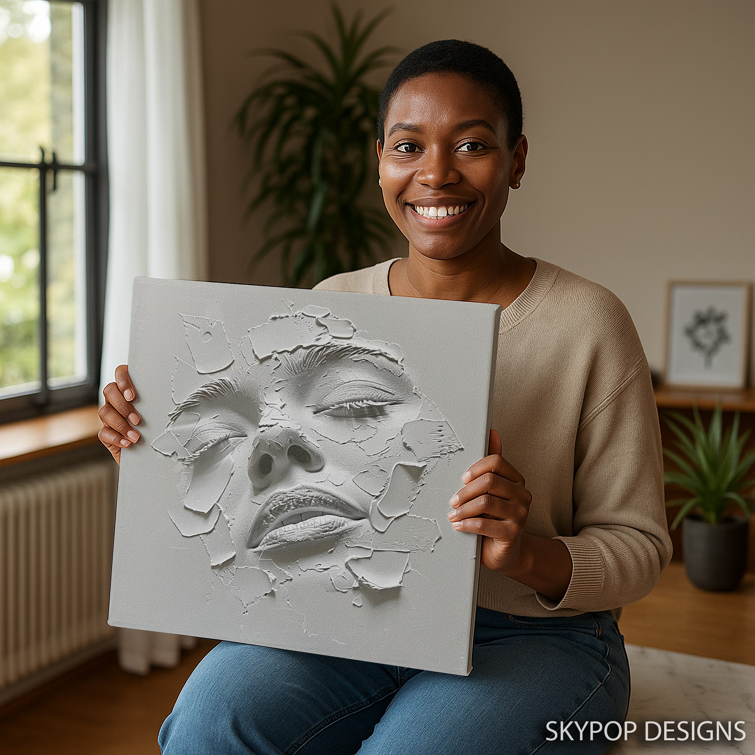3.jpg Sculptural Face Art