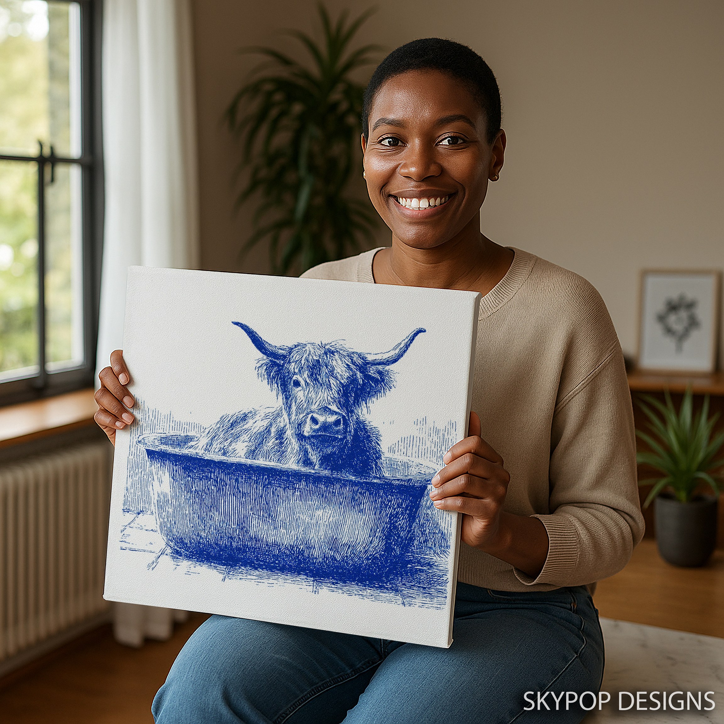 3.jpg Highland Cow Art