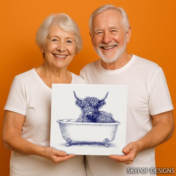 Highland Cow Art