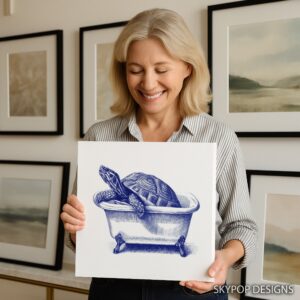 Turtle Bathtub Art