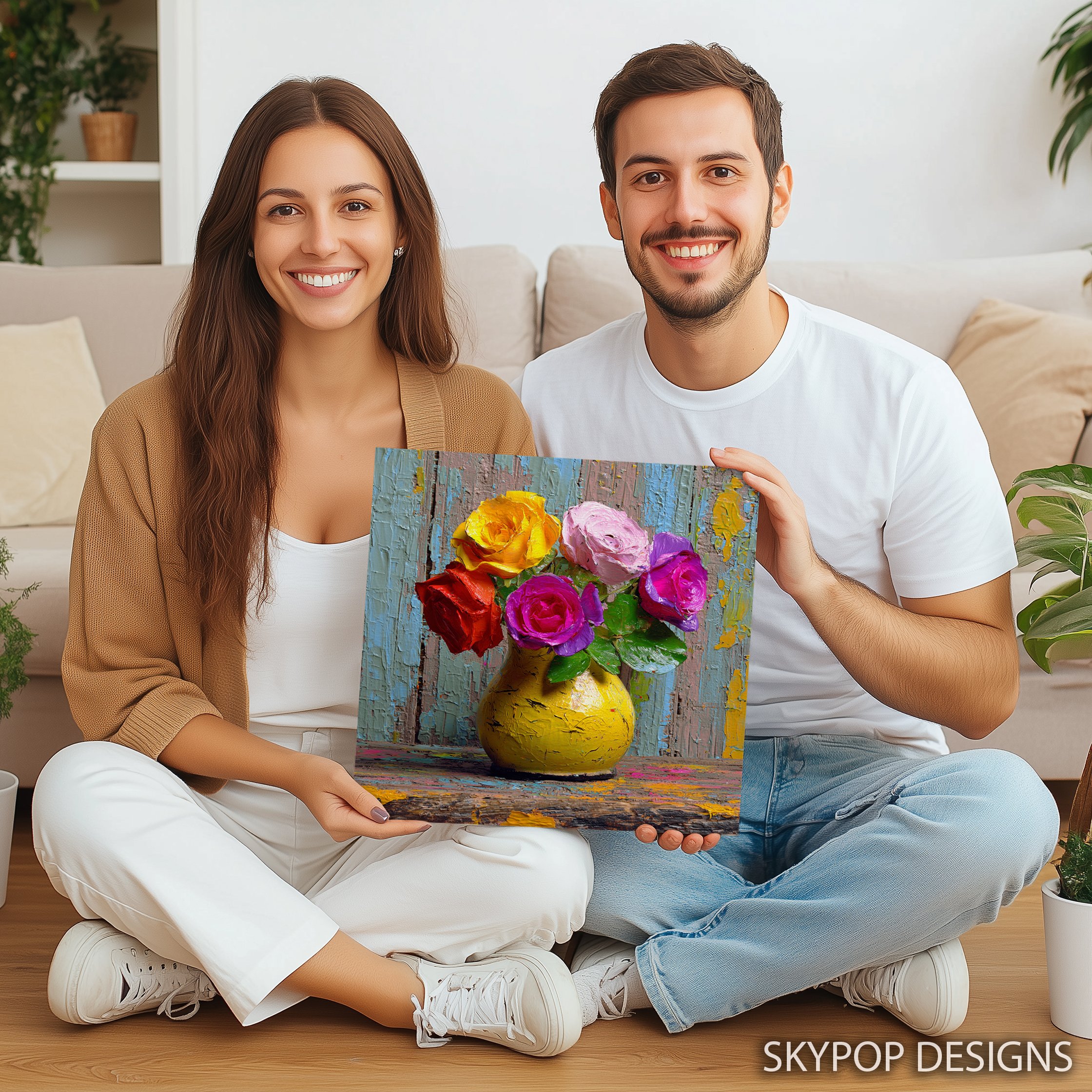 3.jpg Vibrant Roses Bouquet Art