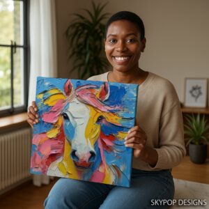 Colorful Horse Art