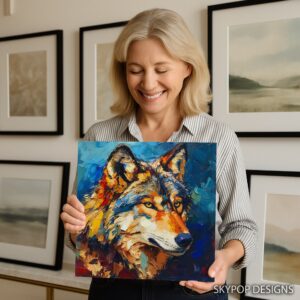 Wolf Portrait Art