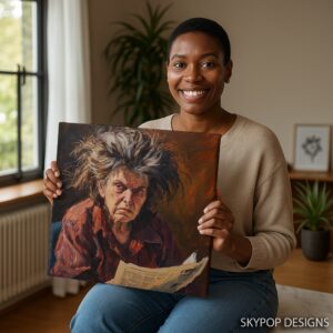 Elderly Reader Art