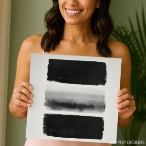 Horizon Brushstroke Art