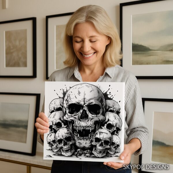 Skull Cluster Art