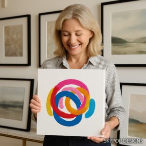 Colorful Swirl Art