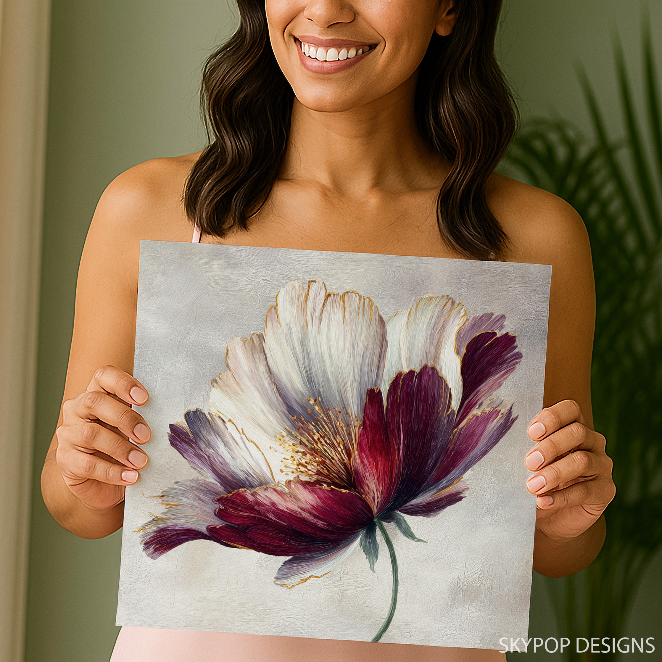 3.jpg Peony Bloom Art