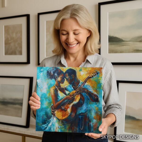 Romantic Guitar Serenade Art