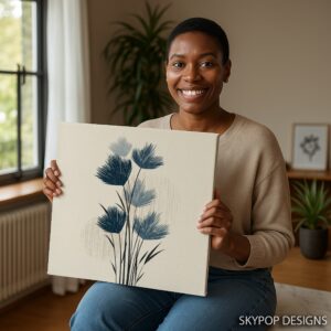 Palm Frond Silhouette Art