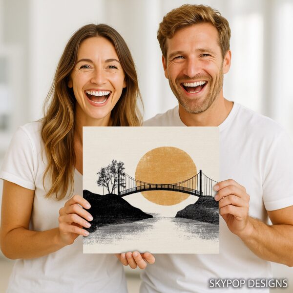 Sunset Bridge Art