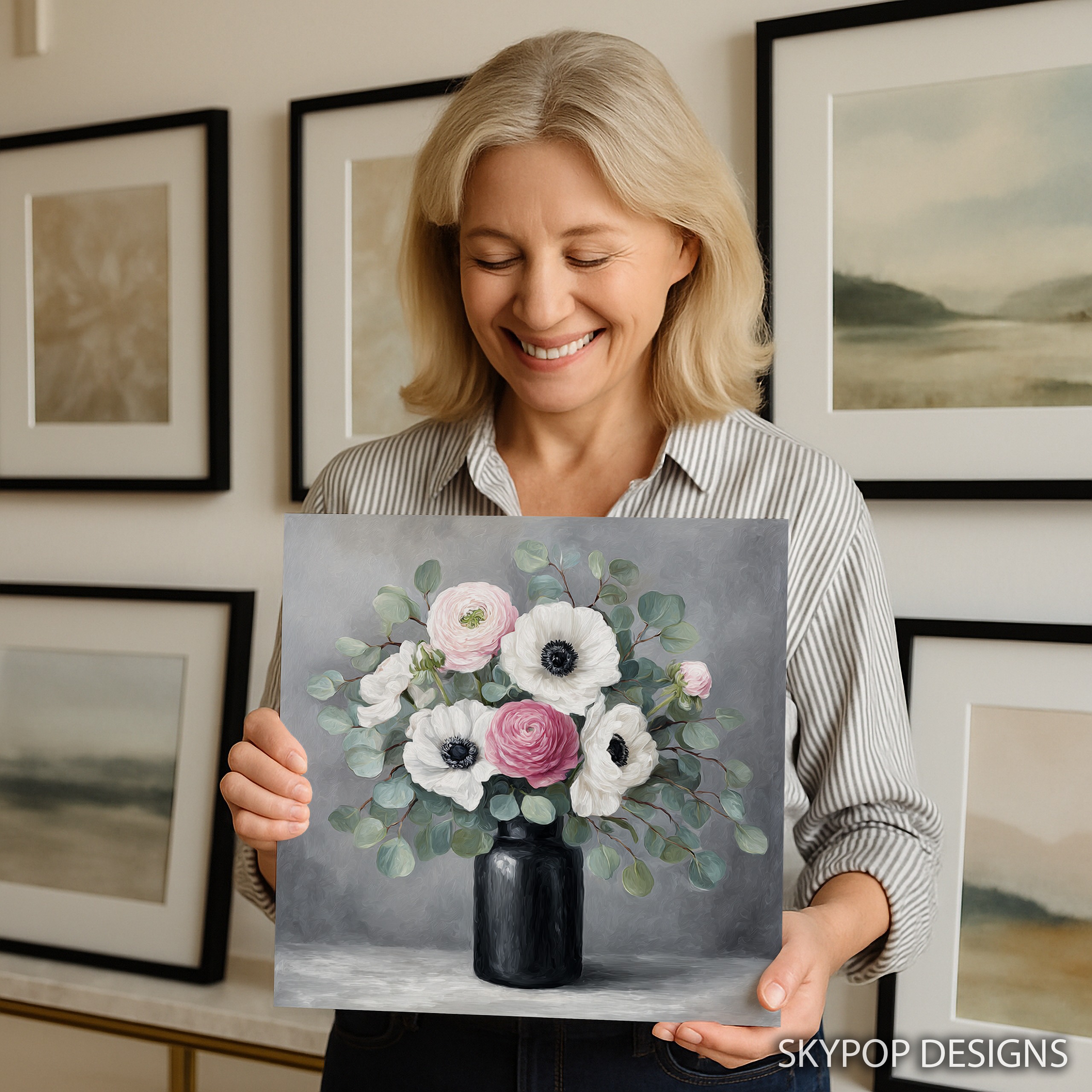 3.jpg Elegant Floral Vase Art