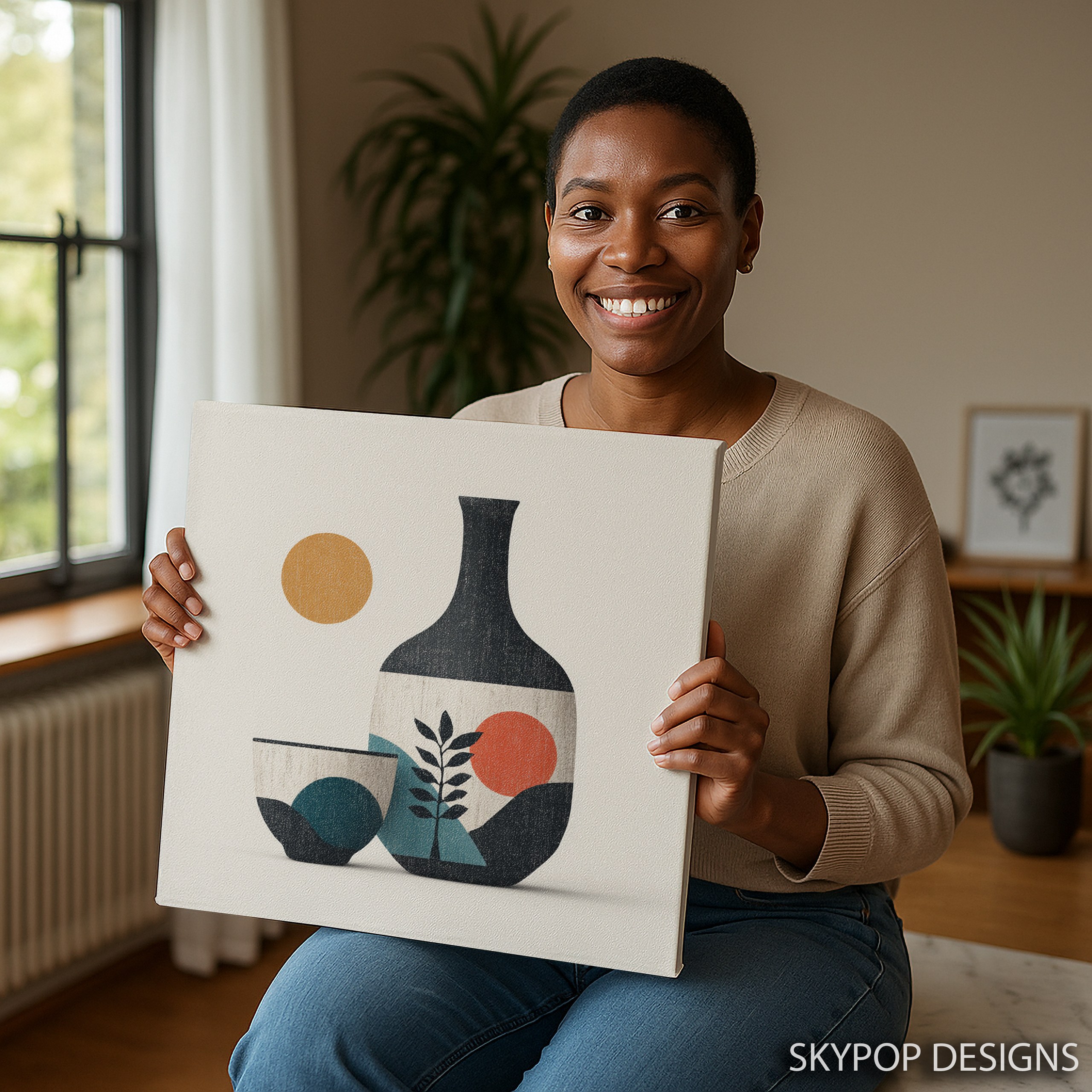 3.jpg Geometric Vase Art