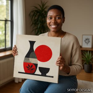 Geometric Vase Art