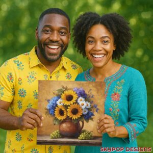 Sunflower Bouquet Art