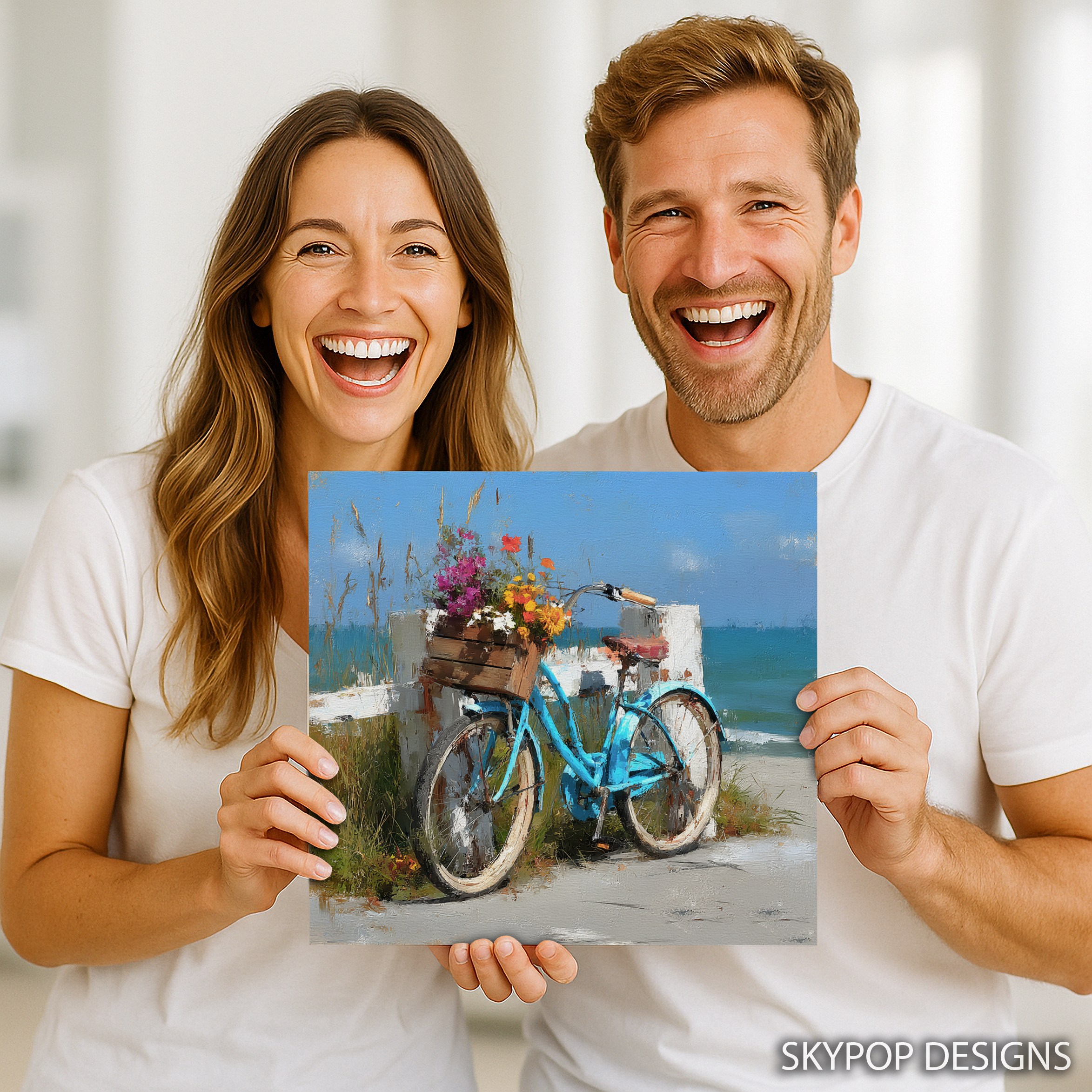 3.jpg Beachside Bicycle Blooms Art