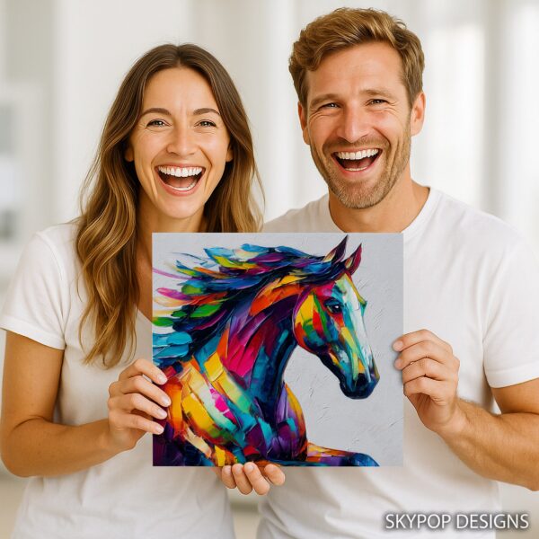 Colorful Horse Art