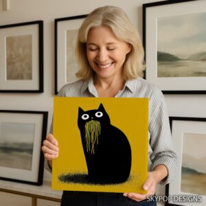 Cat Spaghetti Art