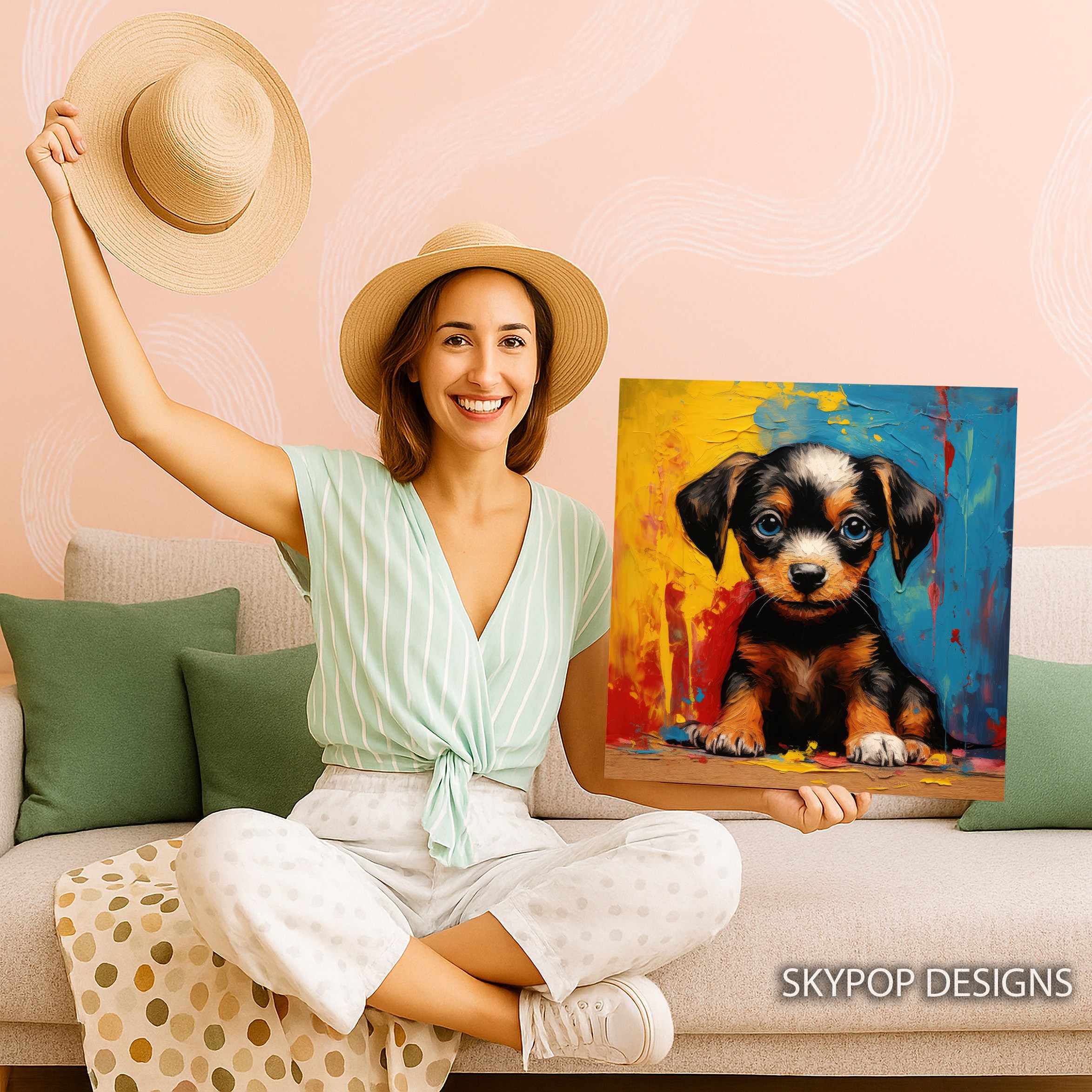 3.jpg Dachshund Puppy Art