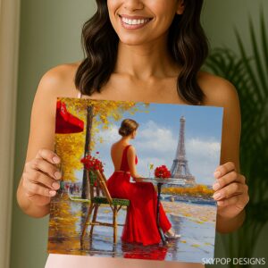 Eiffel Tower Cafe Art