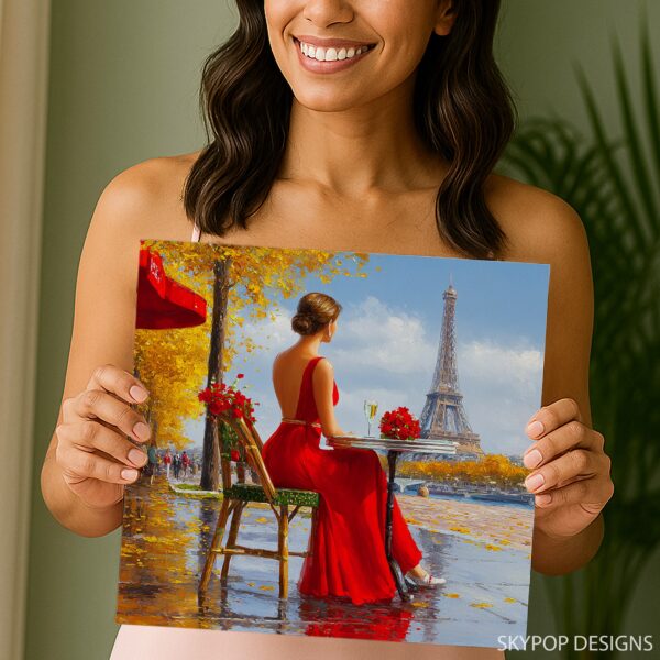 Eiffel Tower Cafe Art