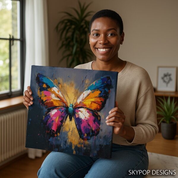 Butterfly Art Canvas or Poster