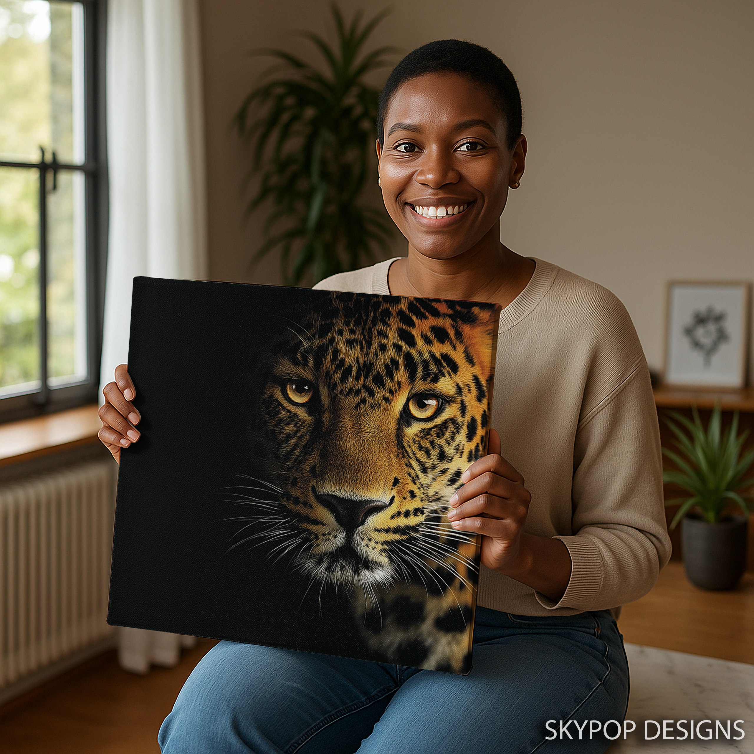 3.jpg Leopard Face Art