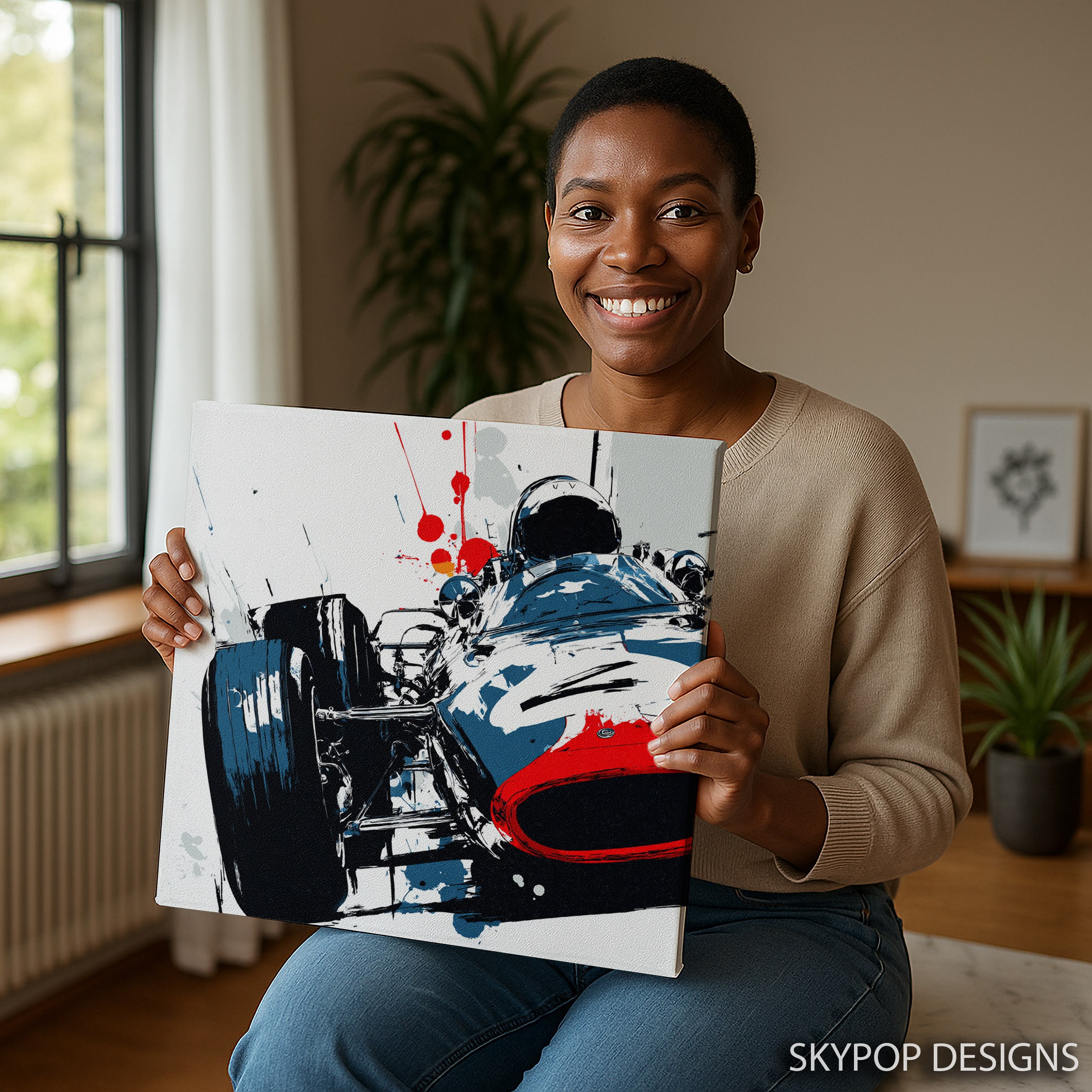 3.jpg Vintage Racing Car Art