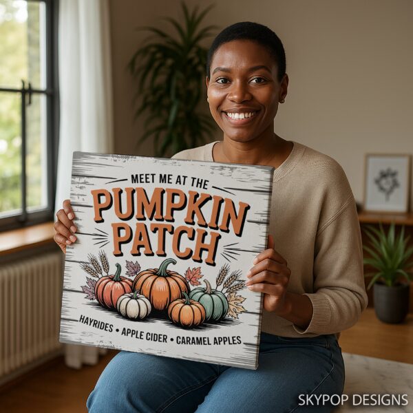 Autumn Pumpkin Patch Art