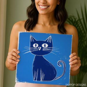 Blue Cat Art