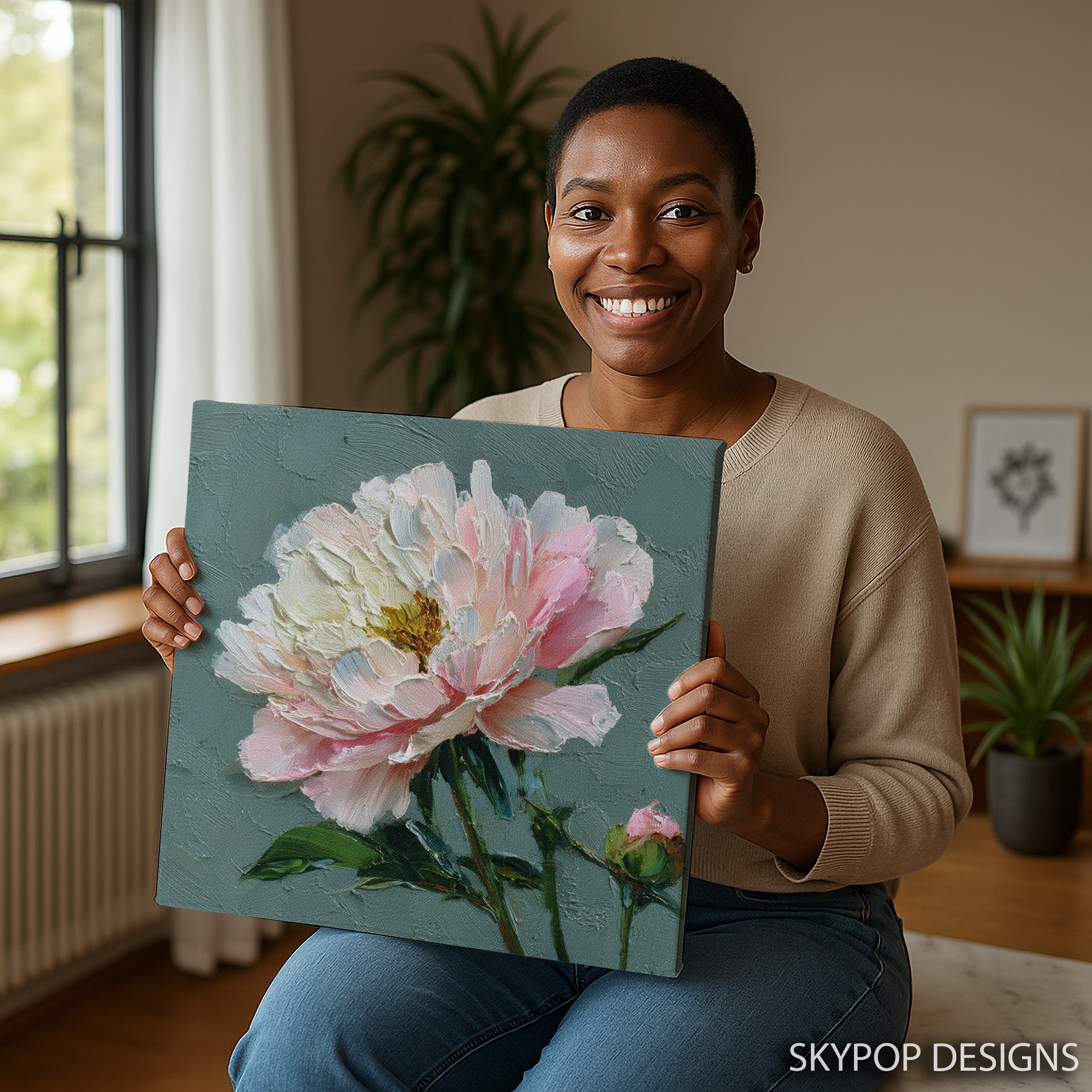 3.jpg Peony Bloom Art