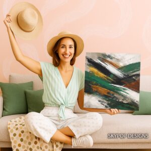 Dynamic Brushstrokes Art