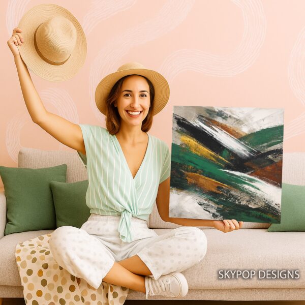 Dynamic Brushstrokes Art