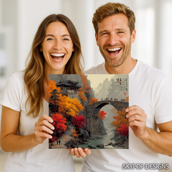 Autumn Bridge Sanctuary Art