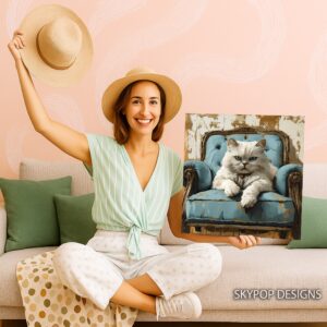 Cat Chair Art