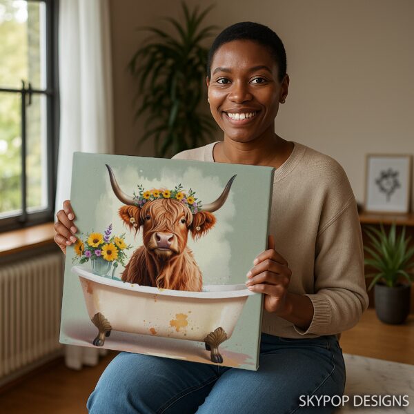 Highland Cow Art