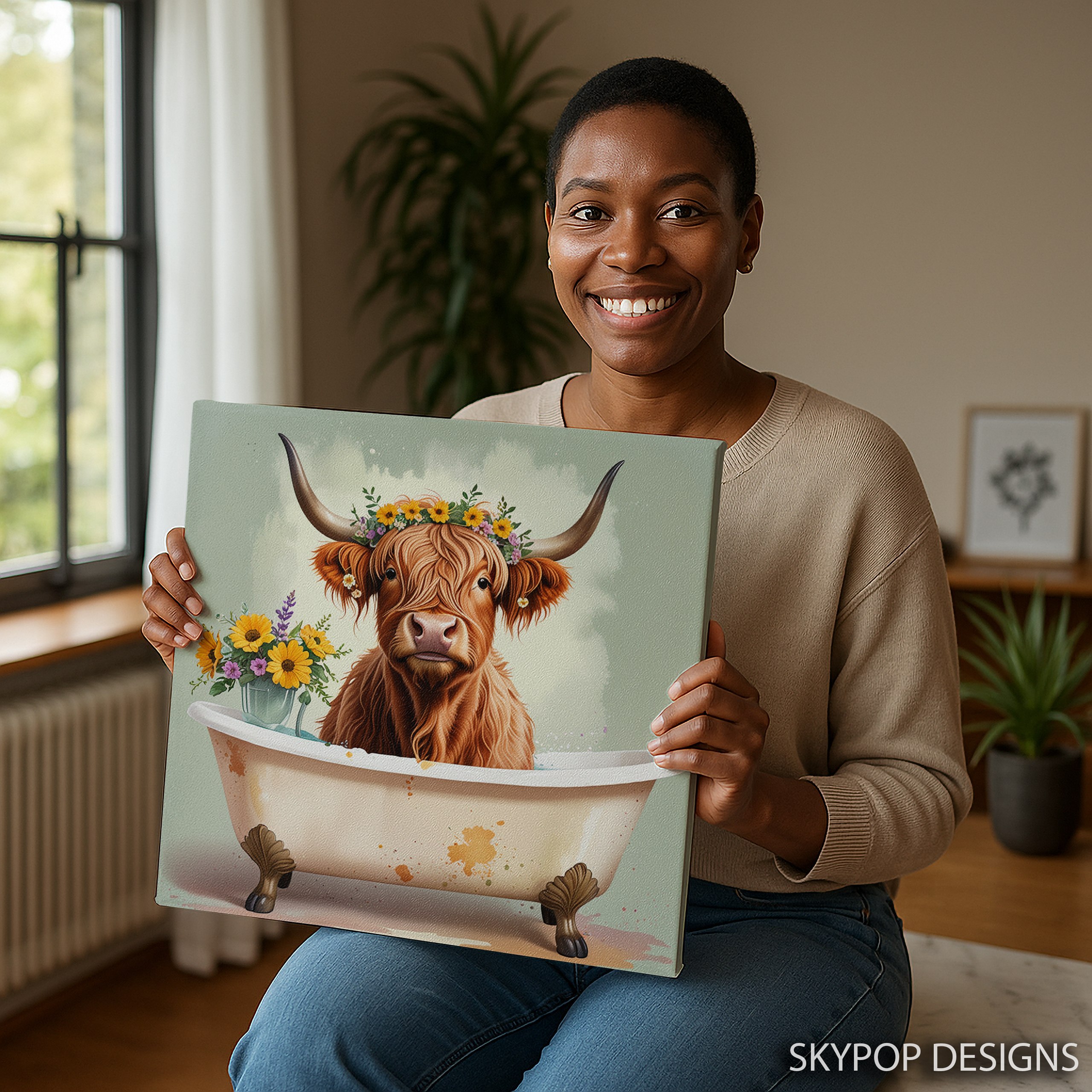 3.jpg Highland Cow Art