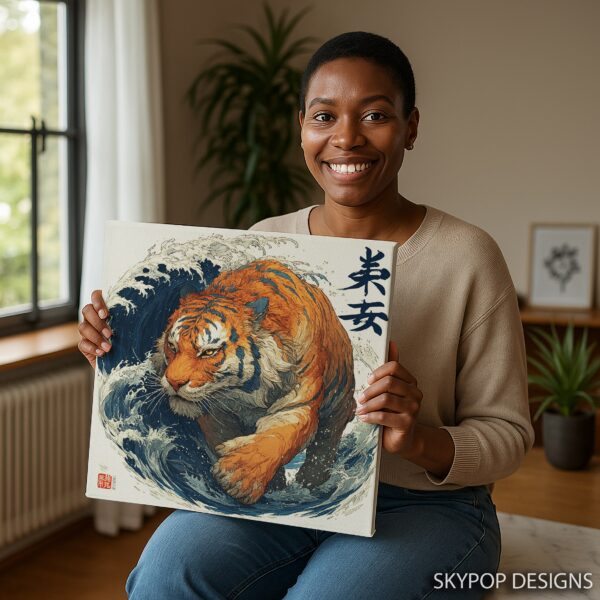 Tiger Wave Art