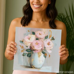 Blush Peonies Art