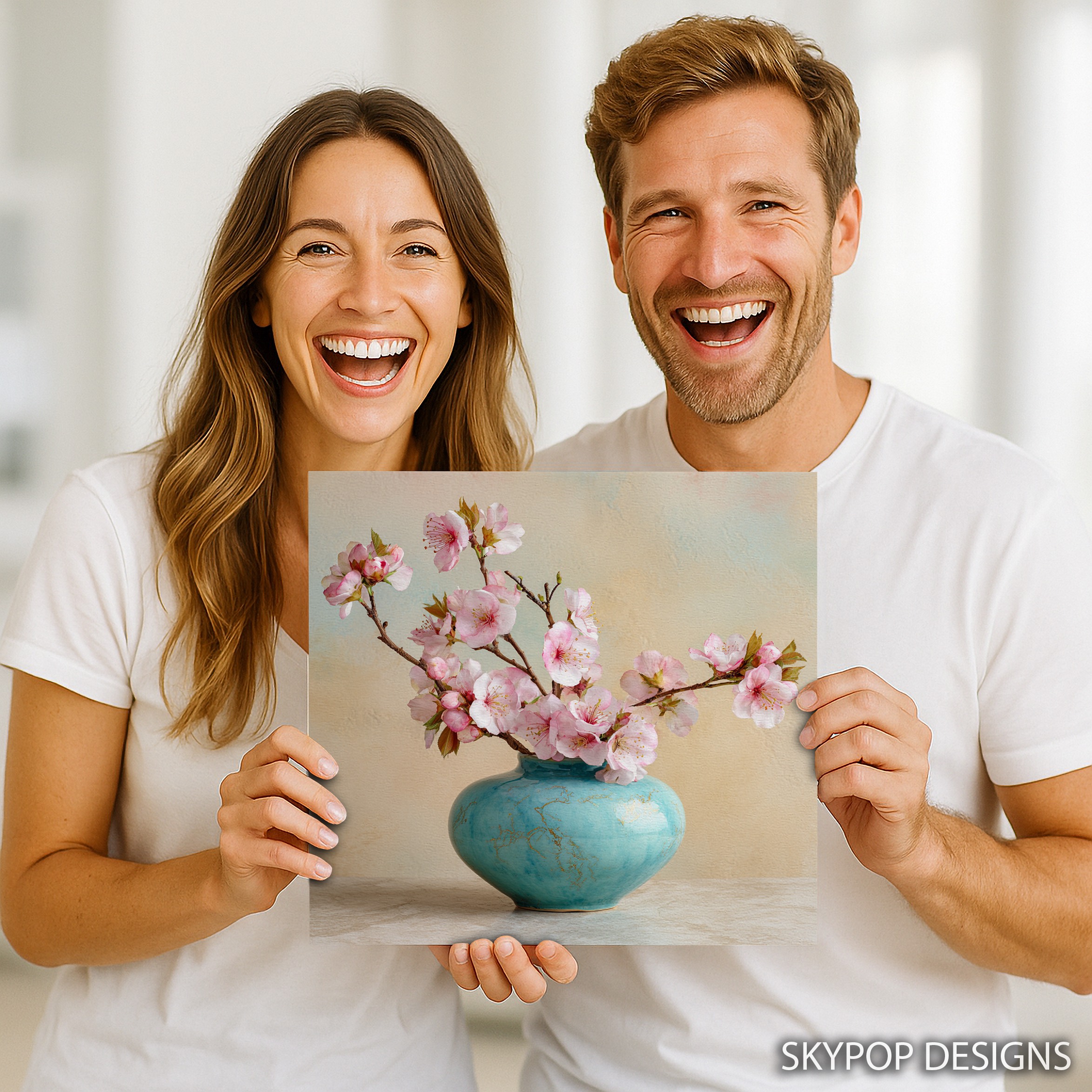 3.jpg Cherry Blossom Vase Art