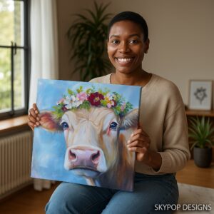 Highland Cow Art