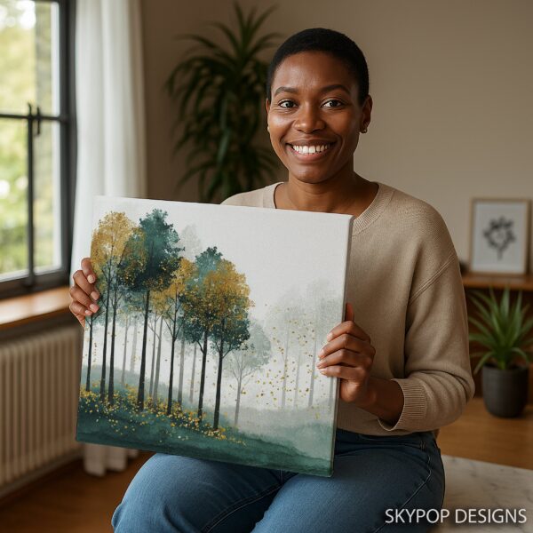 Misty Forest Art