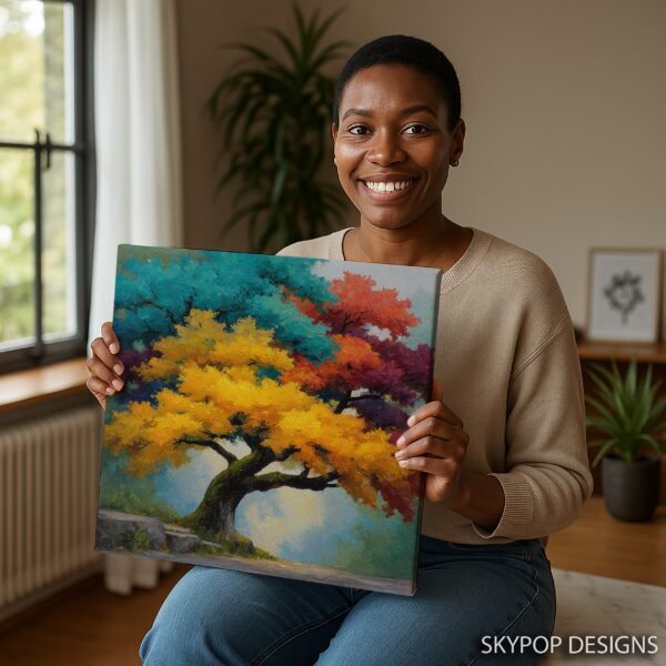 Vibrant Tree Art