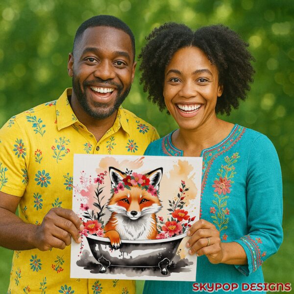 Floral Fox Art