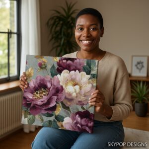 Peony Bloom Art