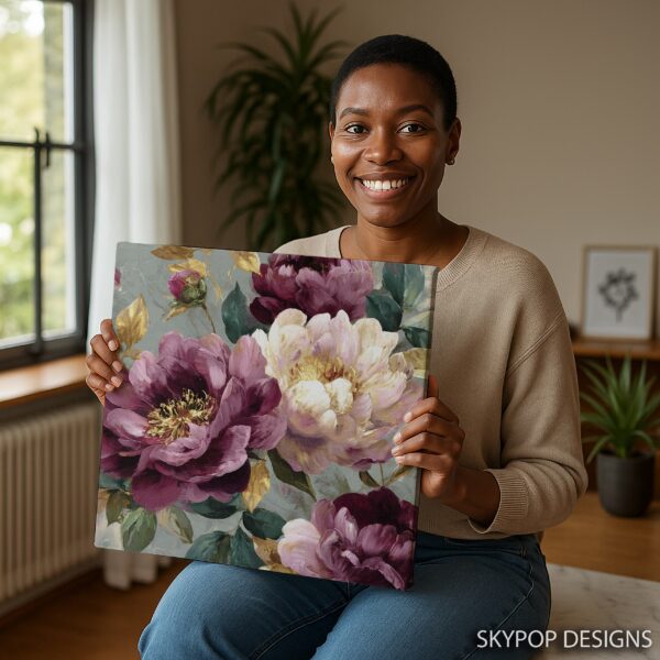 Peony Bloom Art