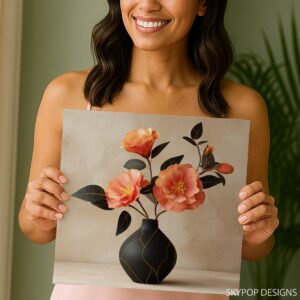 Camellia Bloom Art