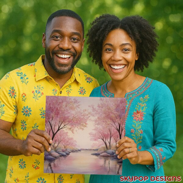 Cherry Blossom Stream Art